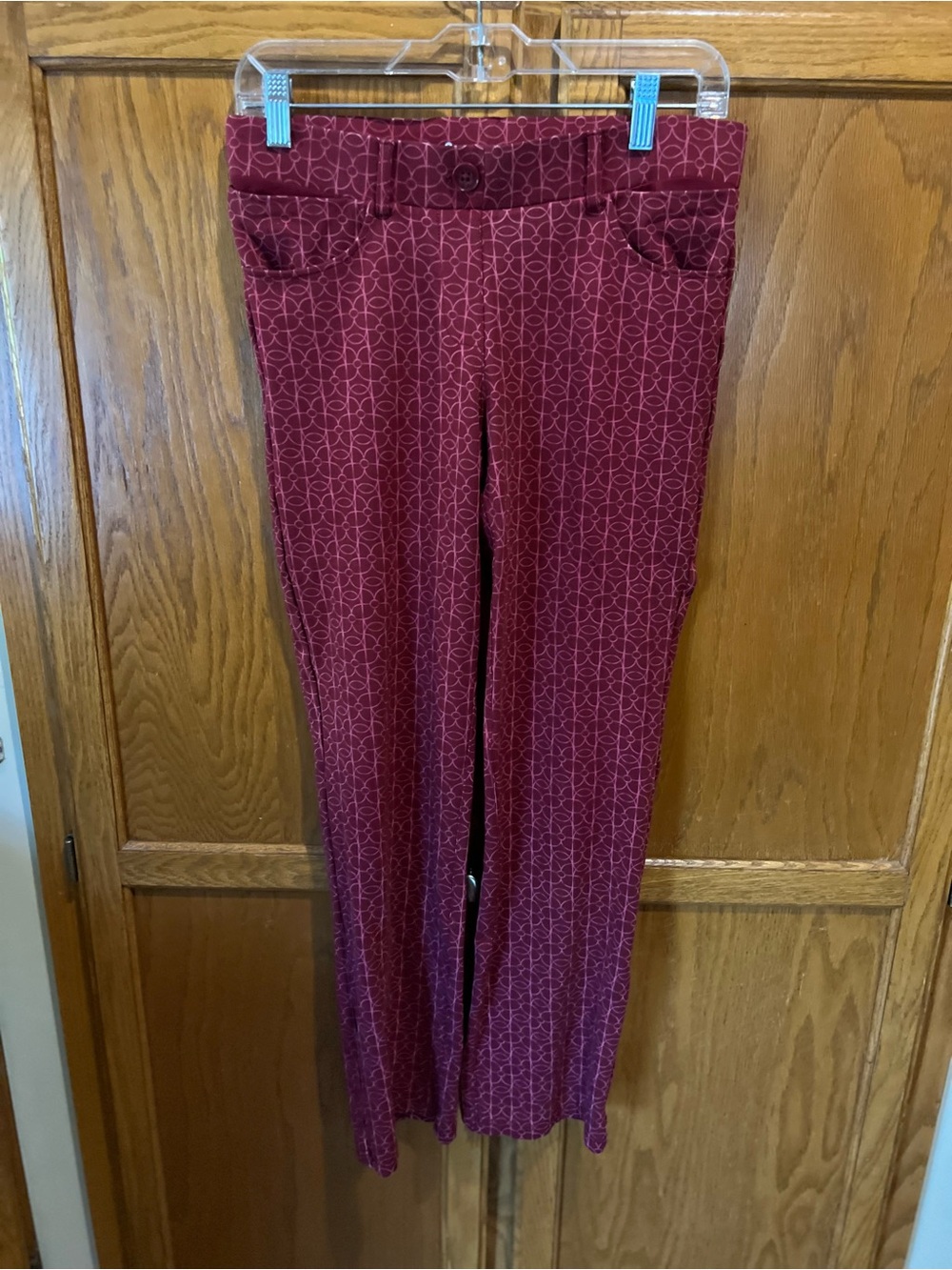 Betabrand Yoga 6 Pocket Red Pants